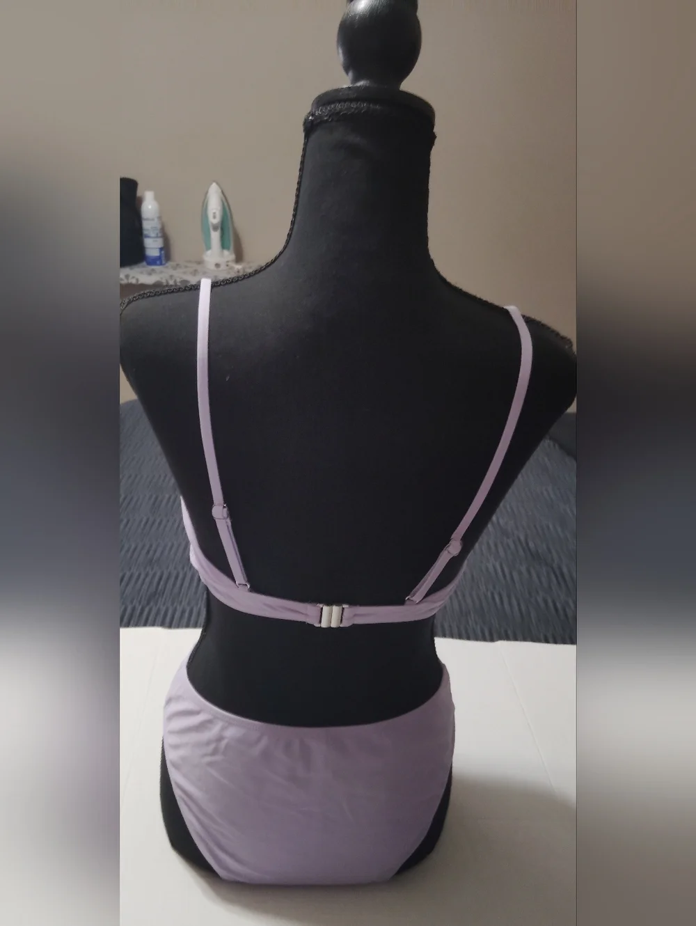 Lilac Ruched Bikini Set - Picture 2 of 5